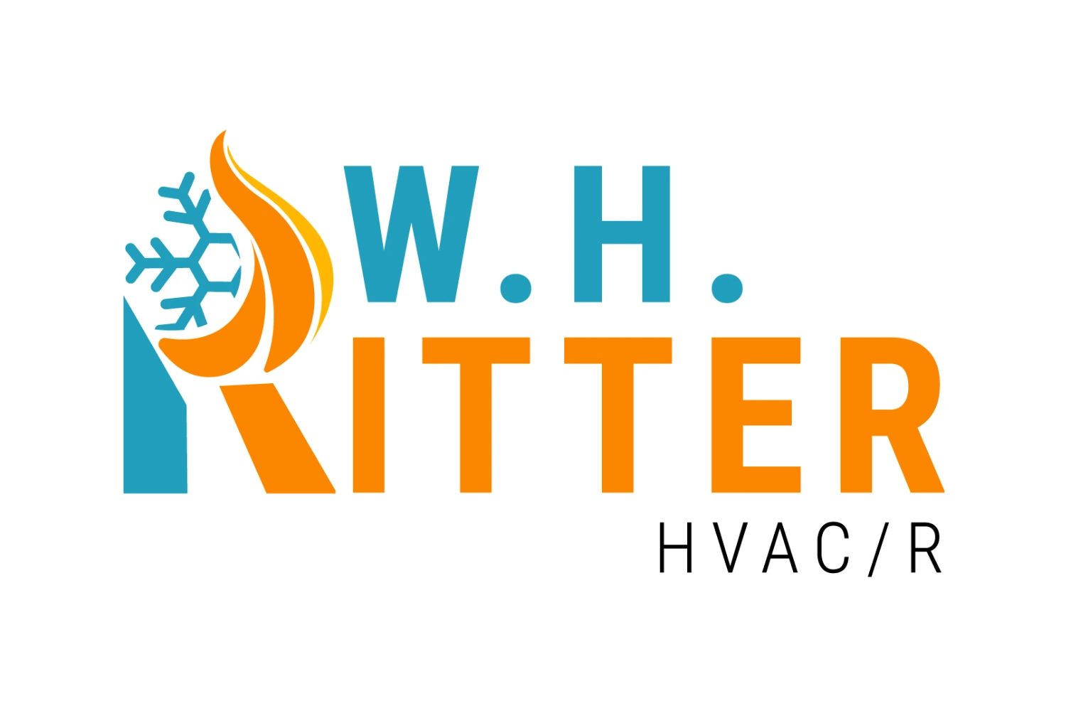 W.H. Ritter HVAC/R Logo Design