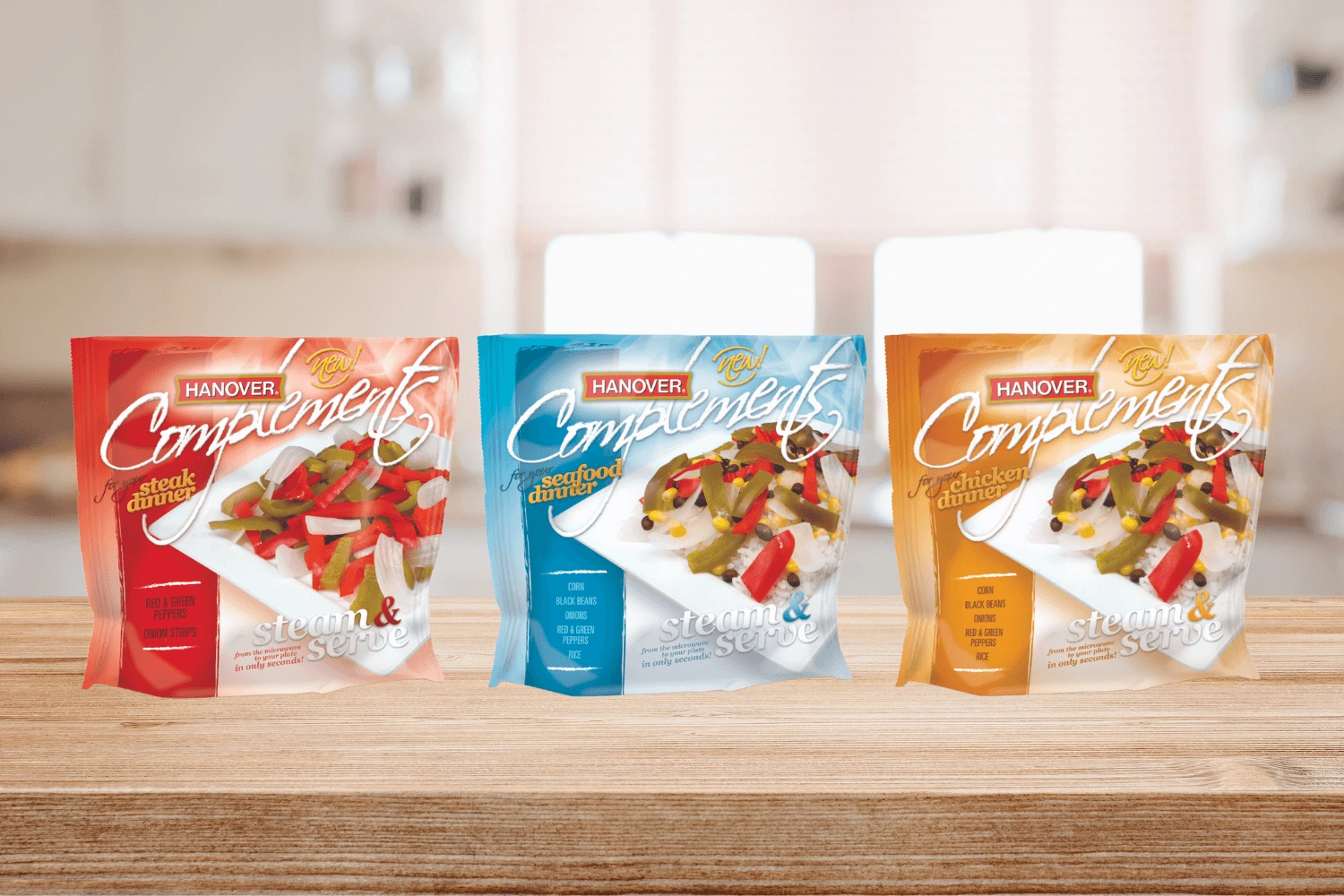 Compliments Package Design for Hanover Foods