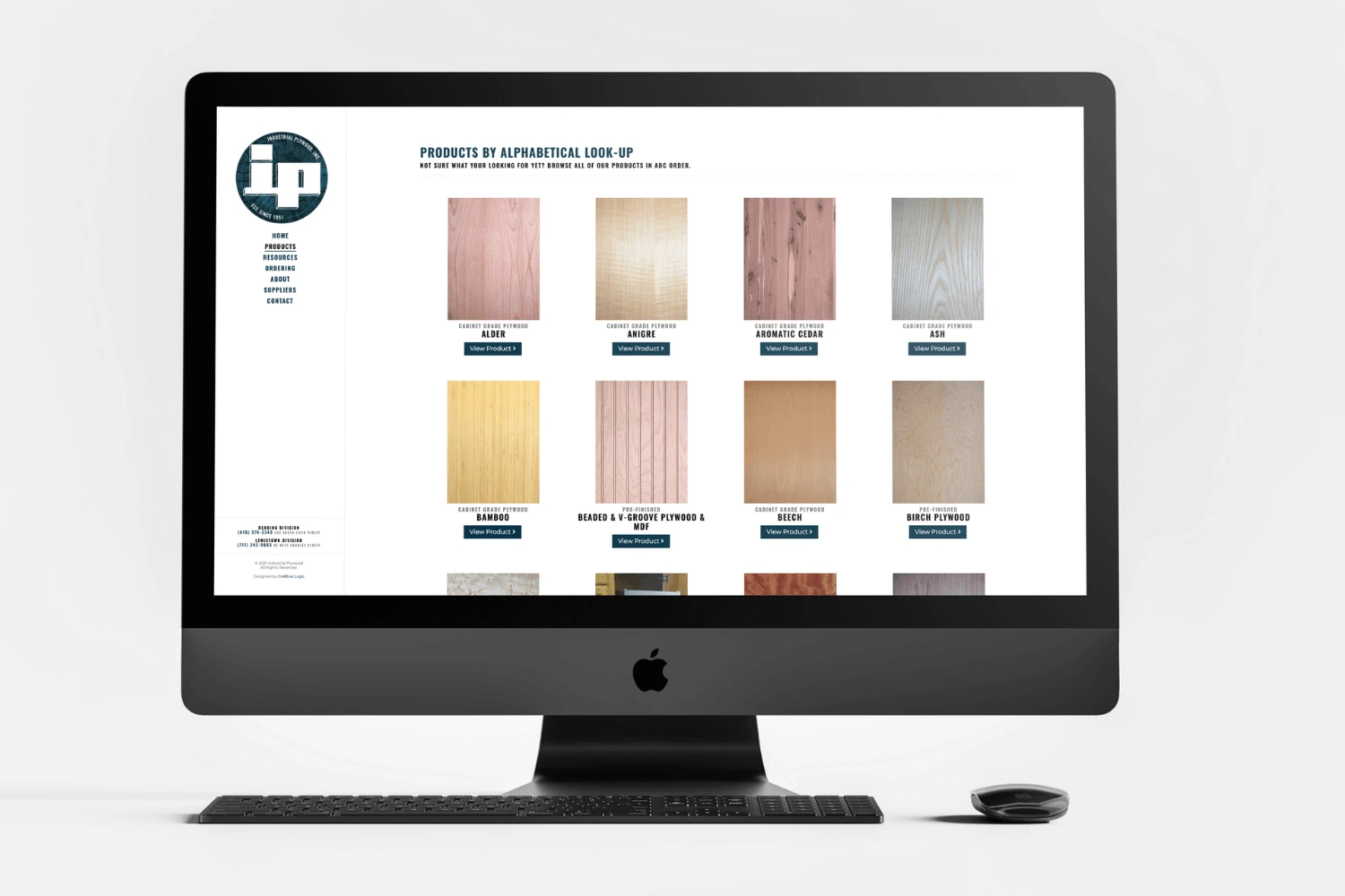 Industrial Plywood Website Design & Developement